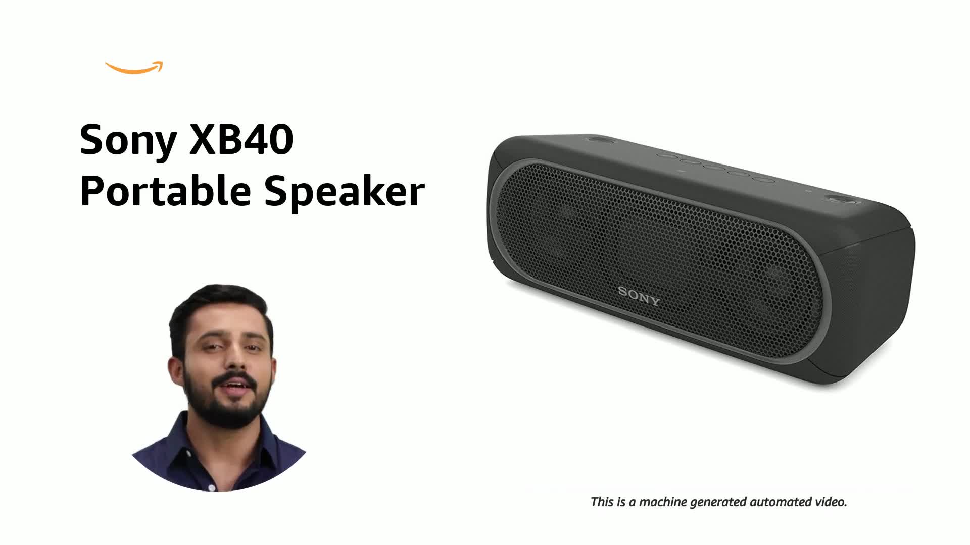 SONY®️WIRELESS SPEAKER MODEL SRS-XB40 Sony XB40 Portable Wireless Speaker with Bluetooth, Black